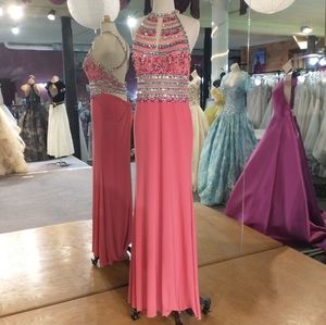 Panoply Rhinestoned, Cross Back Dress